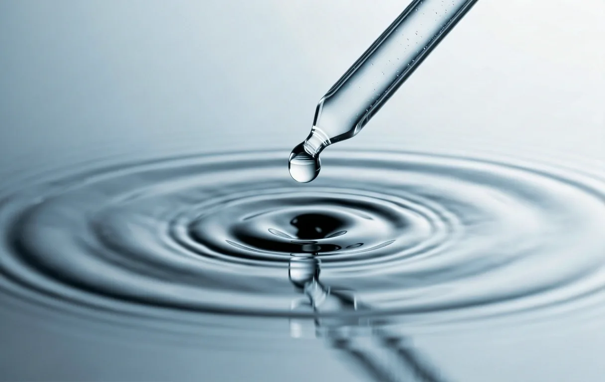 Liquid purity background