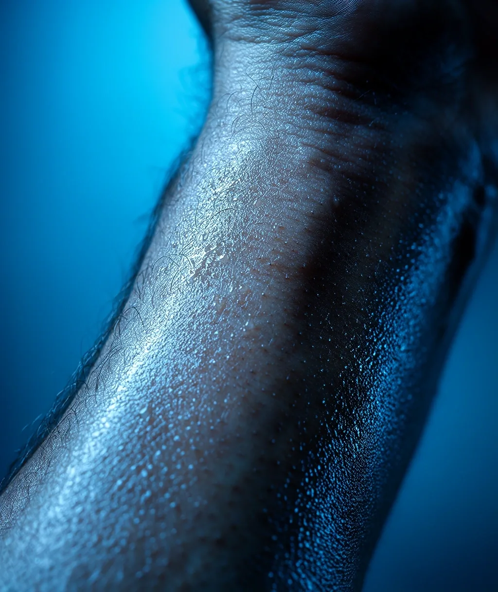 Micro-detail of healthy skin and cellular health