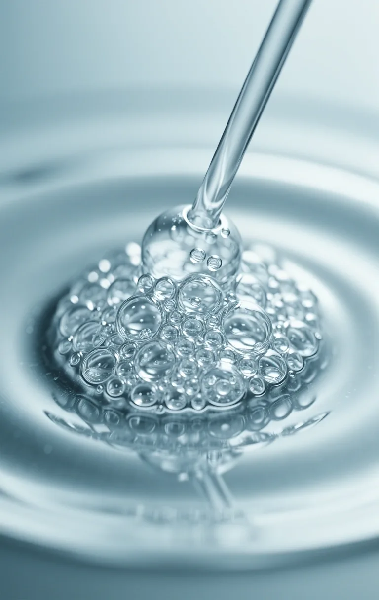 Macro analysis of skin hydration serum